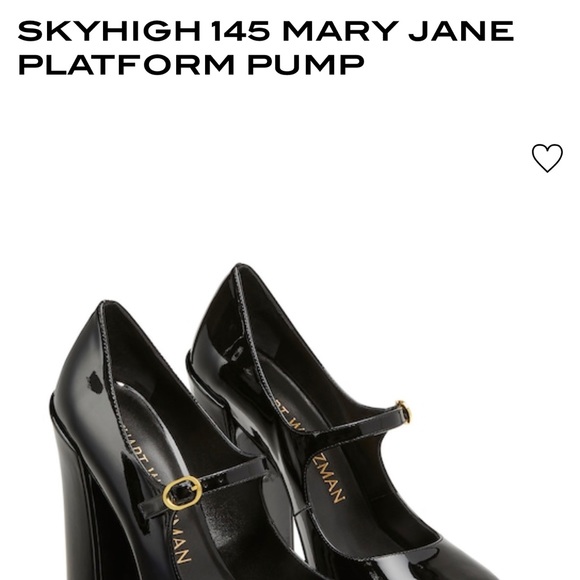 Stuart Weitzman black patent Sky High Mary Jane pump. Size 9. - Picture 11 of 13